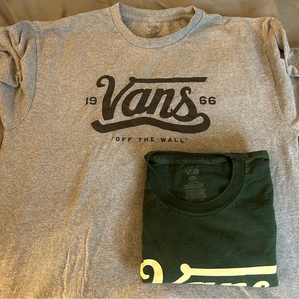 Lot of 2 Vans Shirts